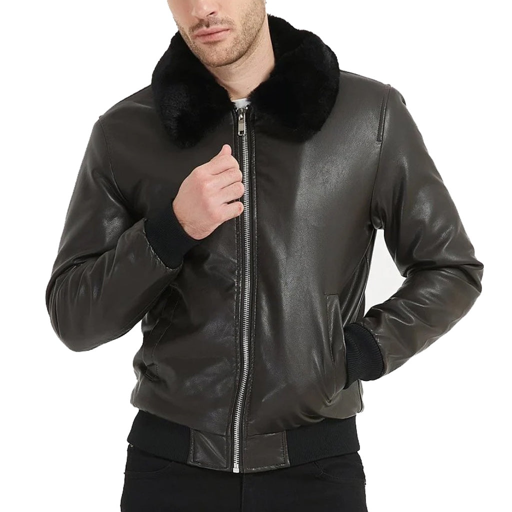 BLOUSON SIMILI CUIR