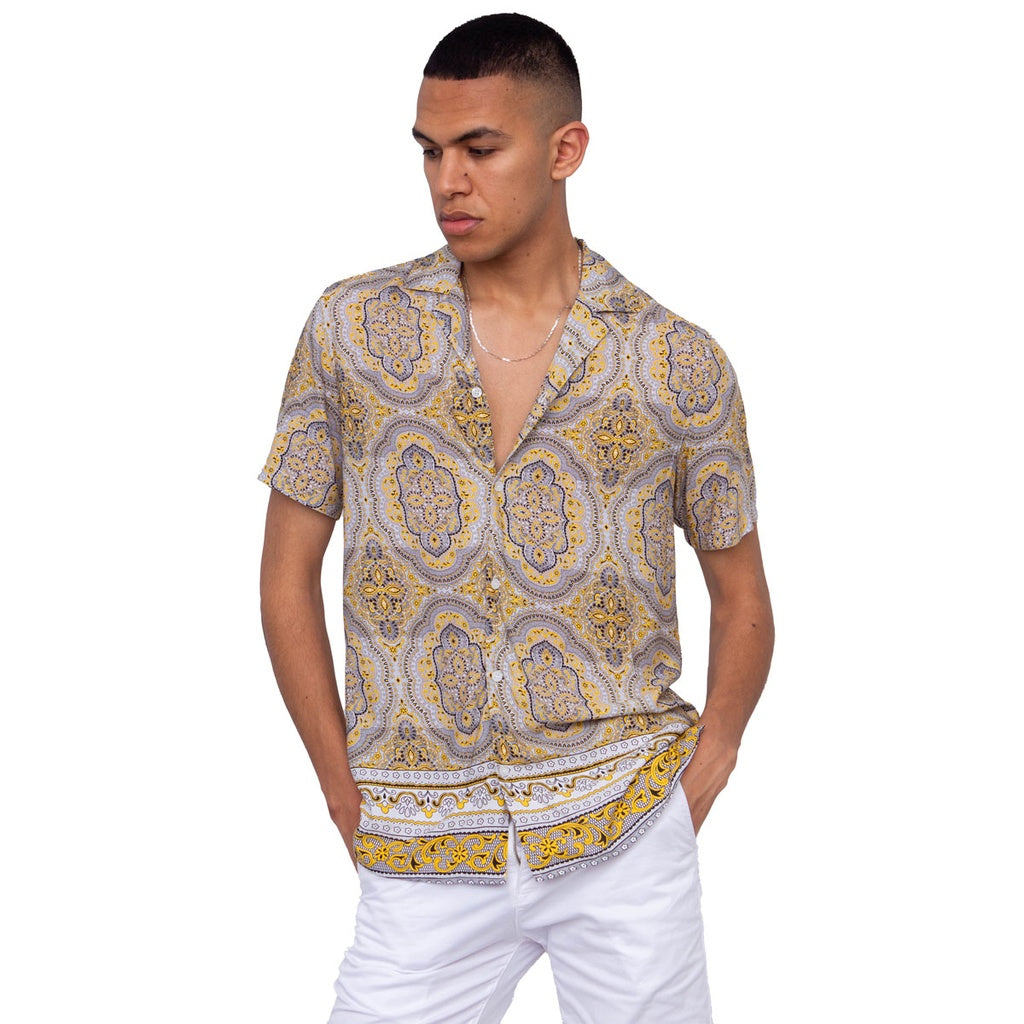 Chemise Homme Oriental Print