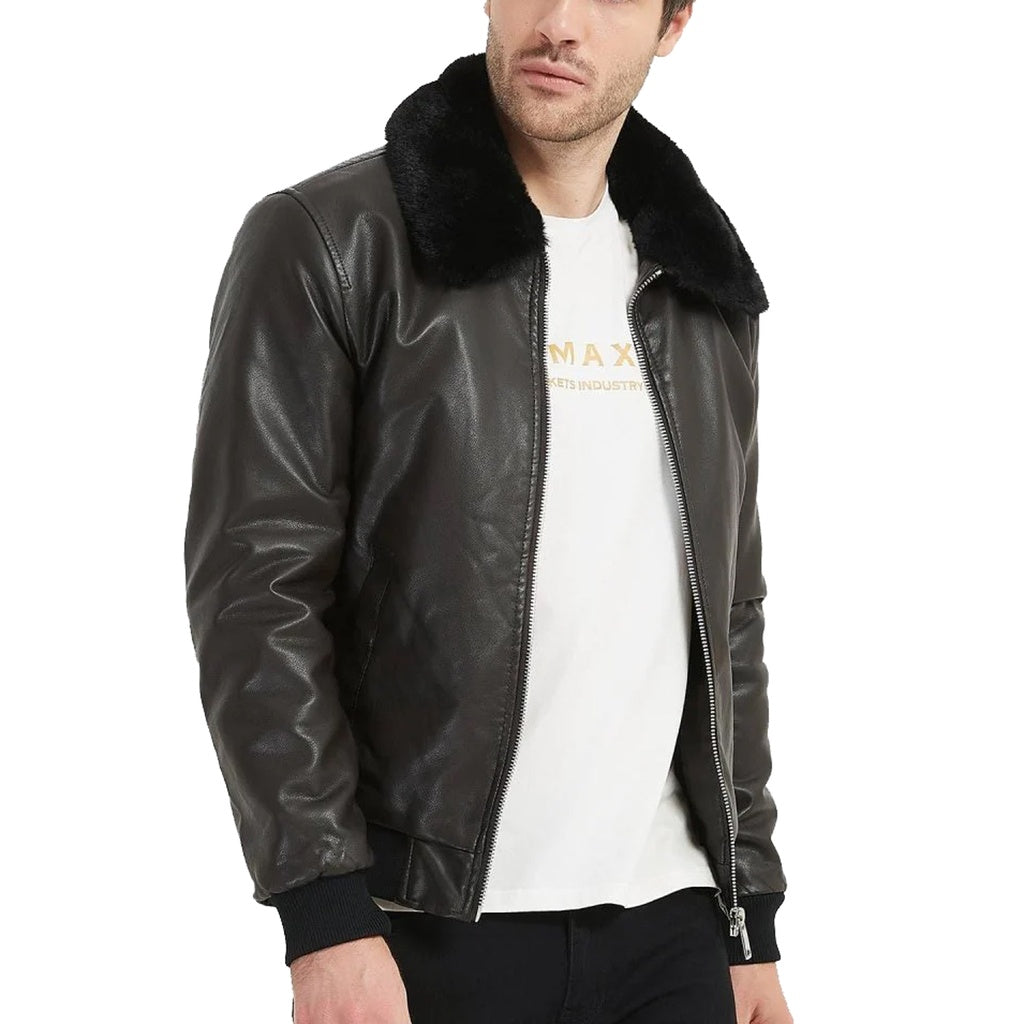 BLOUSON SIMILI CUIR