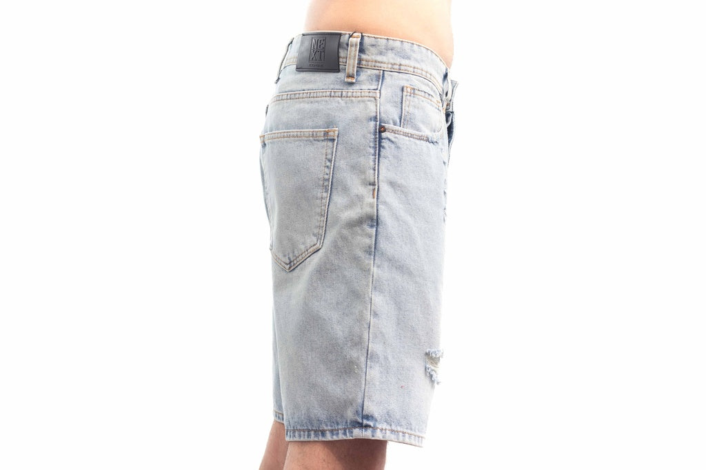 LIGHT BLUE DENIM SHORT