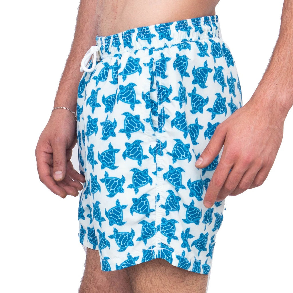 SHORT DE PLAGE TORTUE HOMME