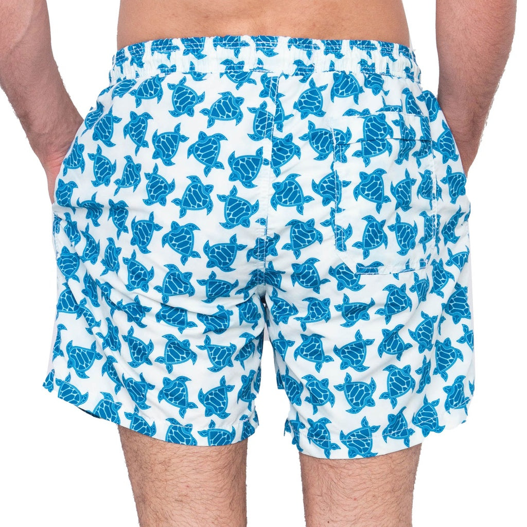 SHORT DE PLAGE TORTUE HOMME